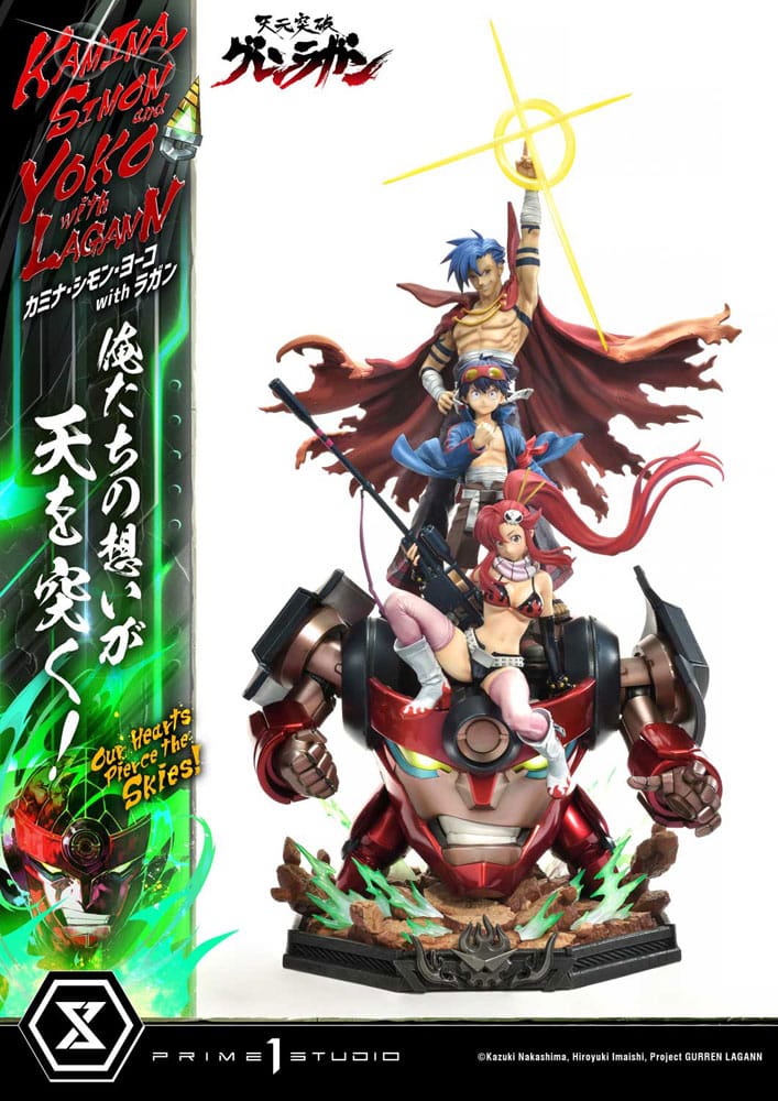 Gurren Lagann UPM Series Statue 1/4 with Kamina, Simon & Yoko