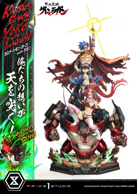 Gurren Lagann UPM Series Statue 1/4 with Kamina, Simon & Yoko