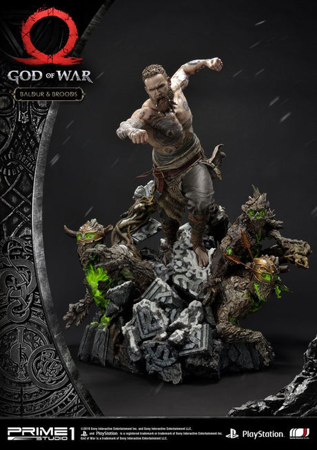 God of War Balder & Broods 62cm Statue by Prime 1 Studio