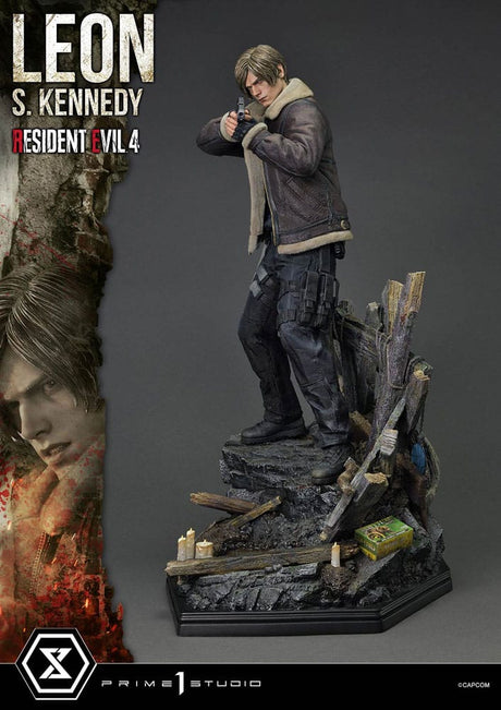 Resident Evil 4 Exclusive Leon S. Kennedy Statue | 1/4 Scale Ultimate Masterline Series