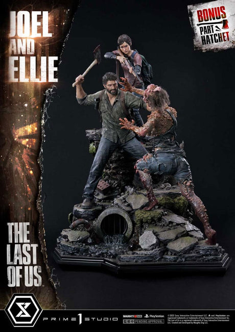 The Last of Us Deluxe Statue: Joel & Ellie (73 cm)