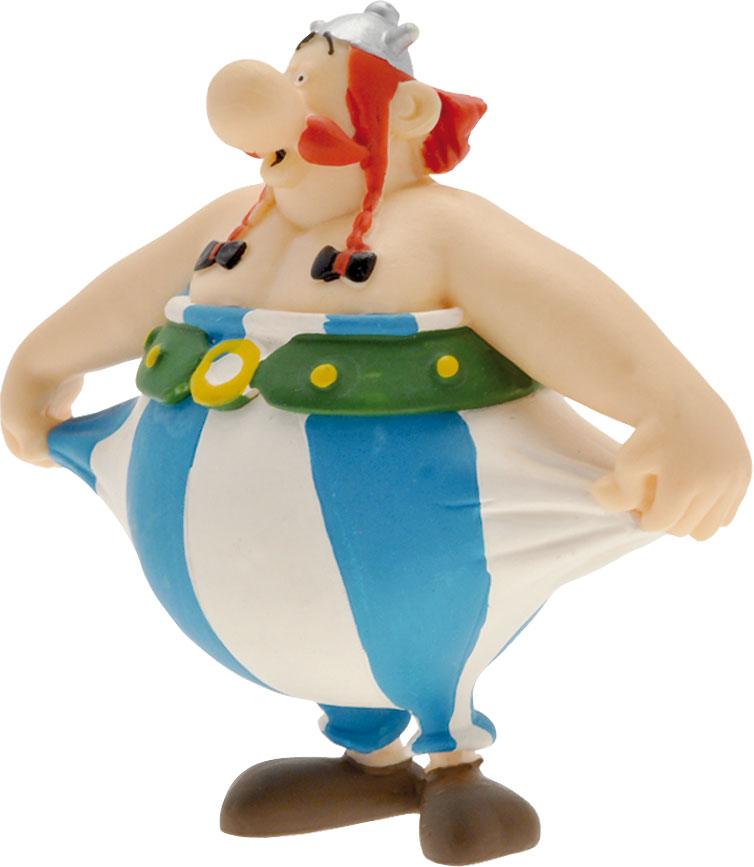 Plastoy Mini-figure: Obelix Holding Pants, 8cm from Asterix Series