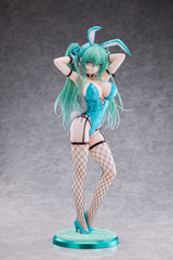 Original Character Twin Tail Bunny-chan PVC Statue, Fishnet Tights Ver. 1/4
