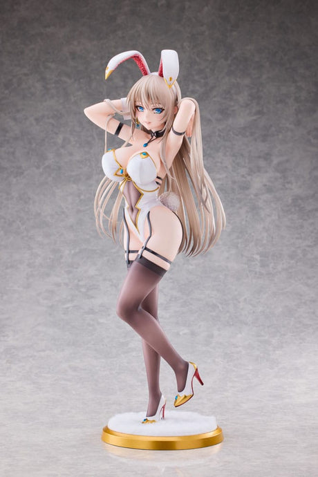 Original Character White Bunny Onee-san PVC Statue by Sakiyamama