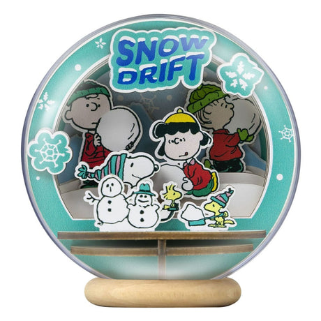 Peanuts Pantasy Puremind Wooden Theater Globe Snow Drift Model Kit