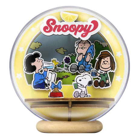 Peanuts Puremind Wooden Theater Globe Model Kit - Picnic Party Edition