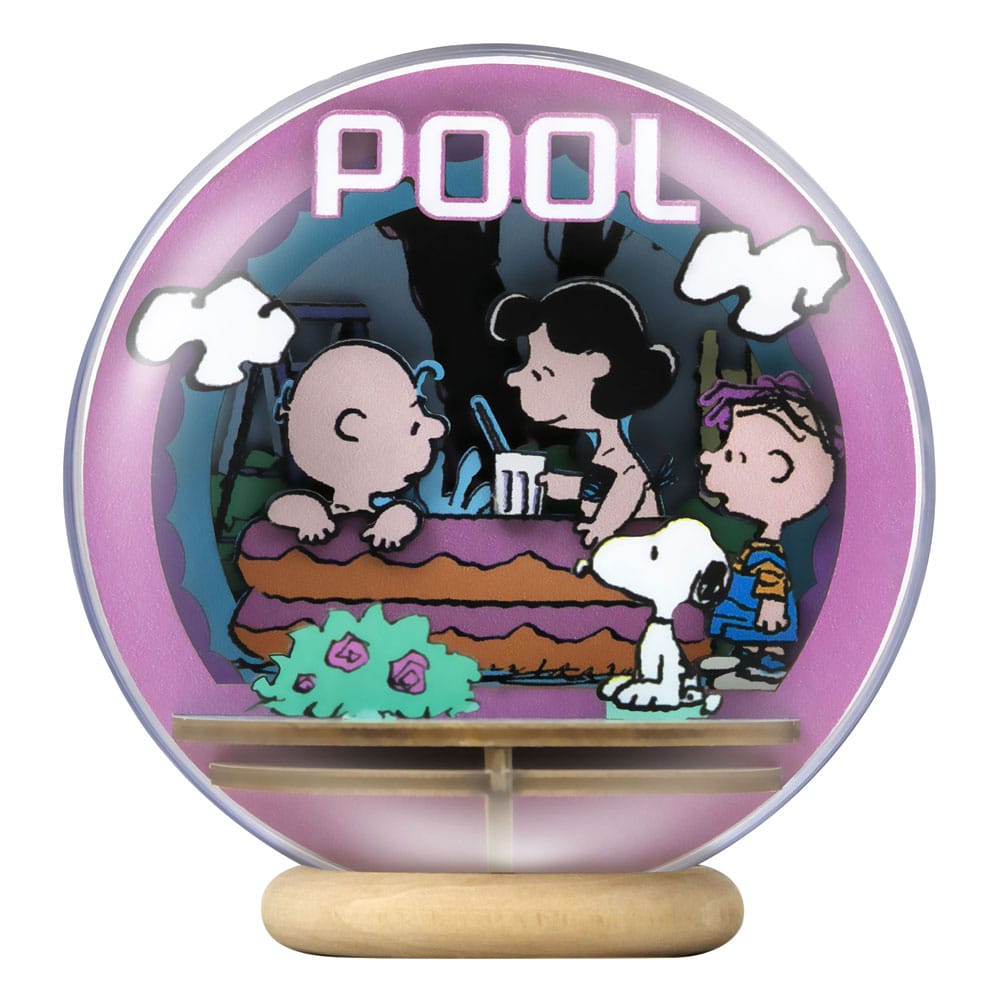 Peanuts Puremind Cool Pool Model Kit - Wooden Theater Globe