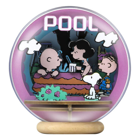 Peanuts Puremind Cool Pool Model Kit - Wooden Theater Globe