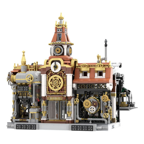Original Steampunk Series 36cm Railway Station Construction Set