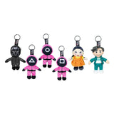 Squid Game Plush Keychains - 12cm All Stars Assortment (24)