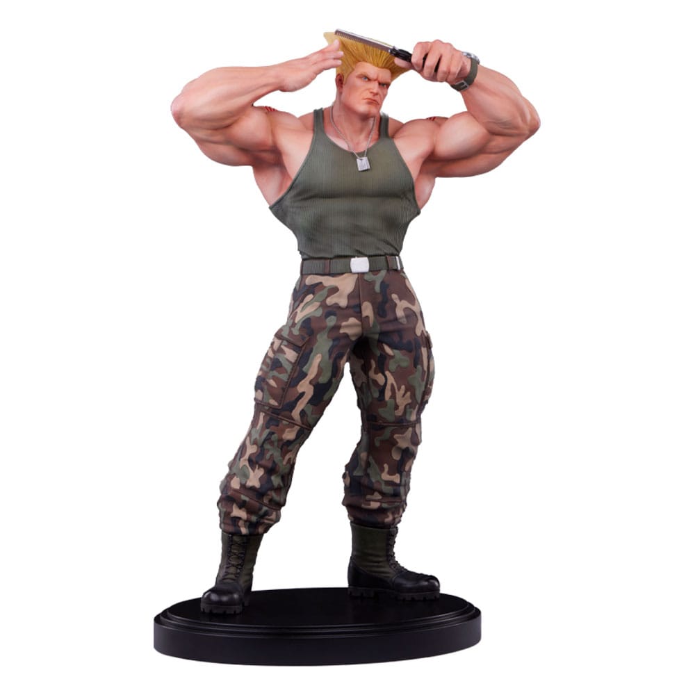 Street Fighter 1/4 Scale Guile Deluxe Edition PVC Statue - 50 cm