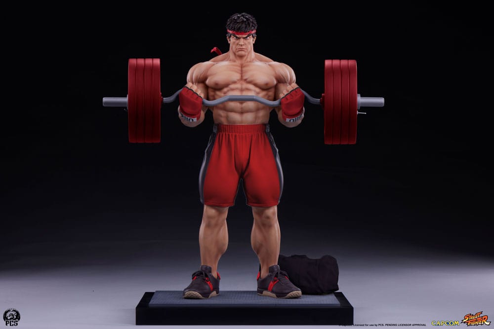 Street Fighter Powerlifting Ryu: 53cm Premier Series Statue