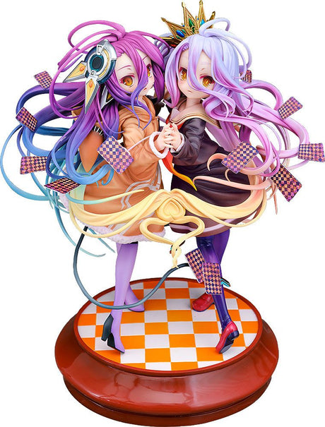 No Game No Life 1/7 Scale Statue: Shiro & Schwi 22cm