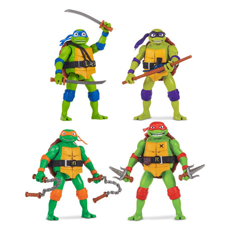 Teenage Mutant Ninja Turtles: Mutant Mayhem 15cm Sound-Effect Action Figures (Set of 4)
