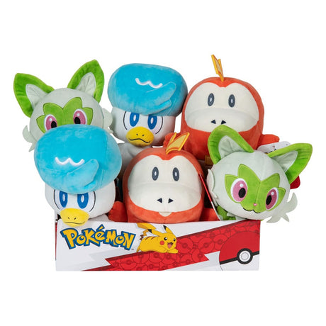 Pokemon Gen IX Plushies By Jazwares - Quaxly, Fuecoco, Sprigatito