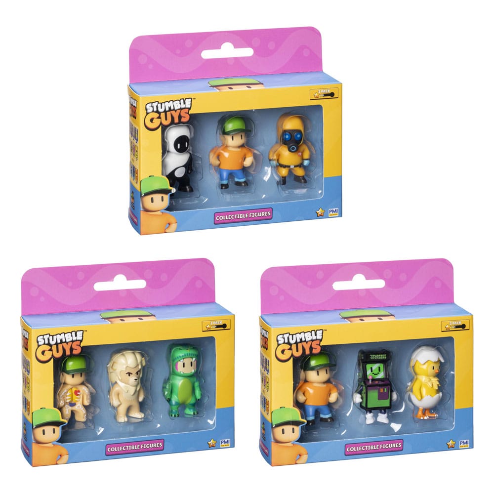 Stumble Guys: Wave 2 3-figure Window Box Collectible Set