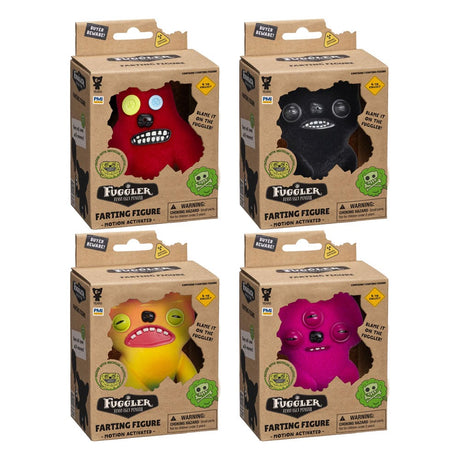 Fuggler Farting Figures Display Box (12 Pack - Assorted Designs)