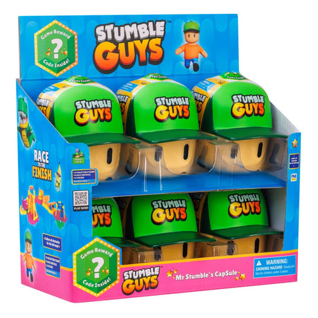Stumble Guys Mr. Stumble Cap Figures Display (6-pack)