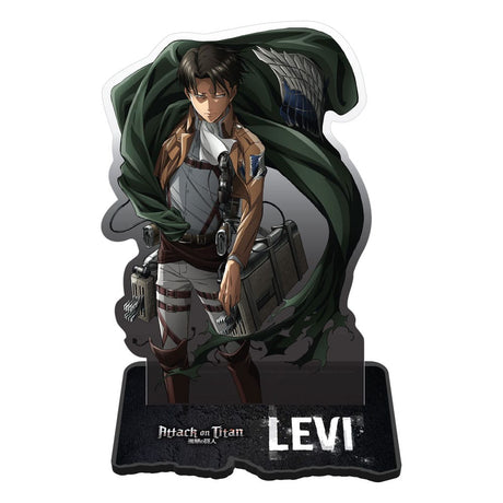 Attack on Titan Levi Battle-Ready Acrylic Figure (18cm)