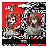 Persona 5 Royal: Crow & Goro Akechi Pin Badges Duo