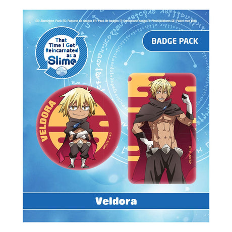That Time I Got Reincarnated as a Slime: Veldora Human Form Pin Badges 2-Pack