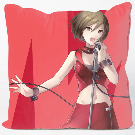 Vocaloid Meiko Pillow Case, 50x50 cm, Premium Quality