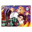 Demon Slayer Fabric Poster 84x118 cm - Tanjiro & Kyojuro Rengoku