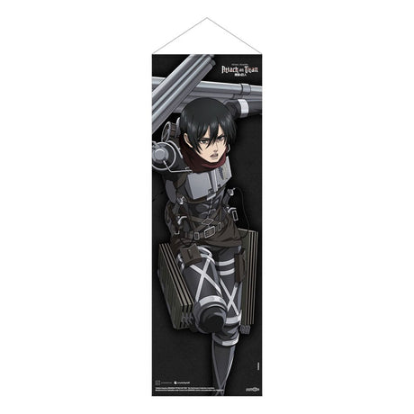 Attack on Titan: Mikasa Ackermann Slim Wallscroll, 30 x 90 cm