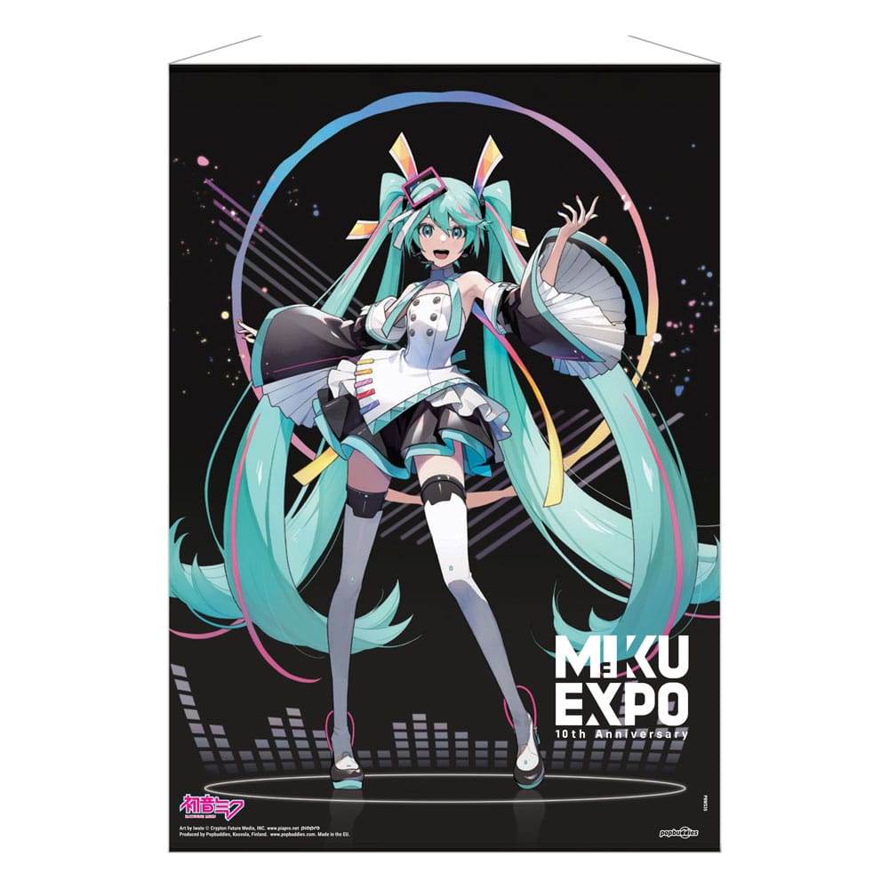 Hatsune Miku Expo 10th Anniversary Limited Edition Wallscroll