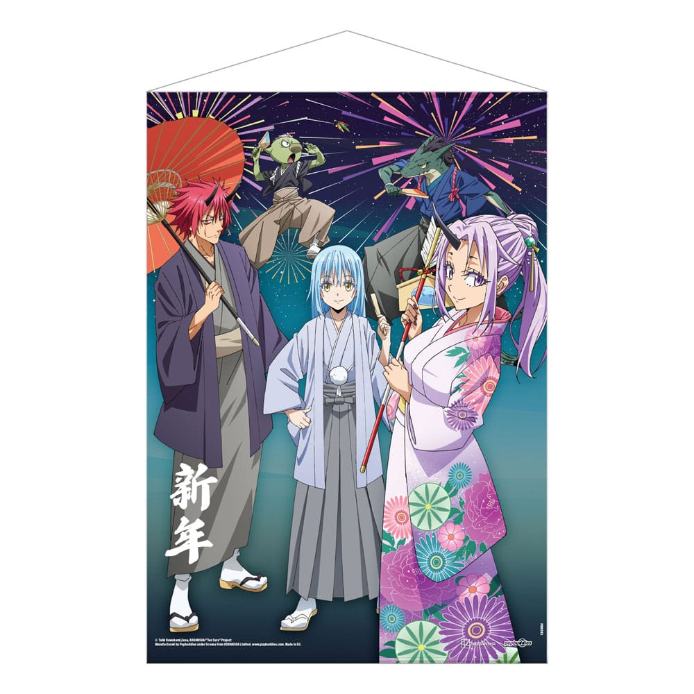 That Time I Got Reincarnated as a Slime New Year's Wallscroll