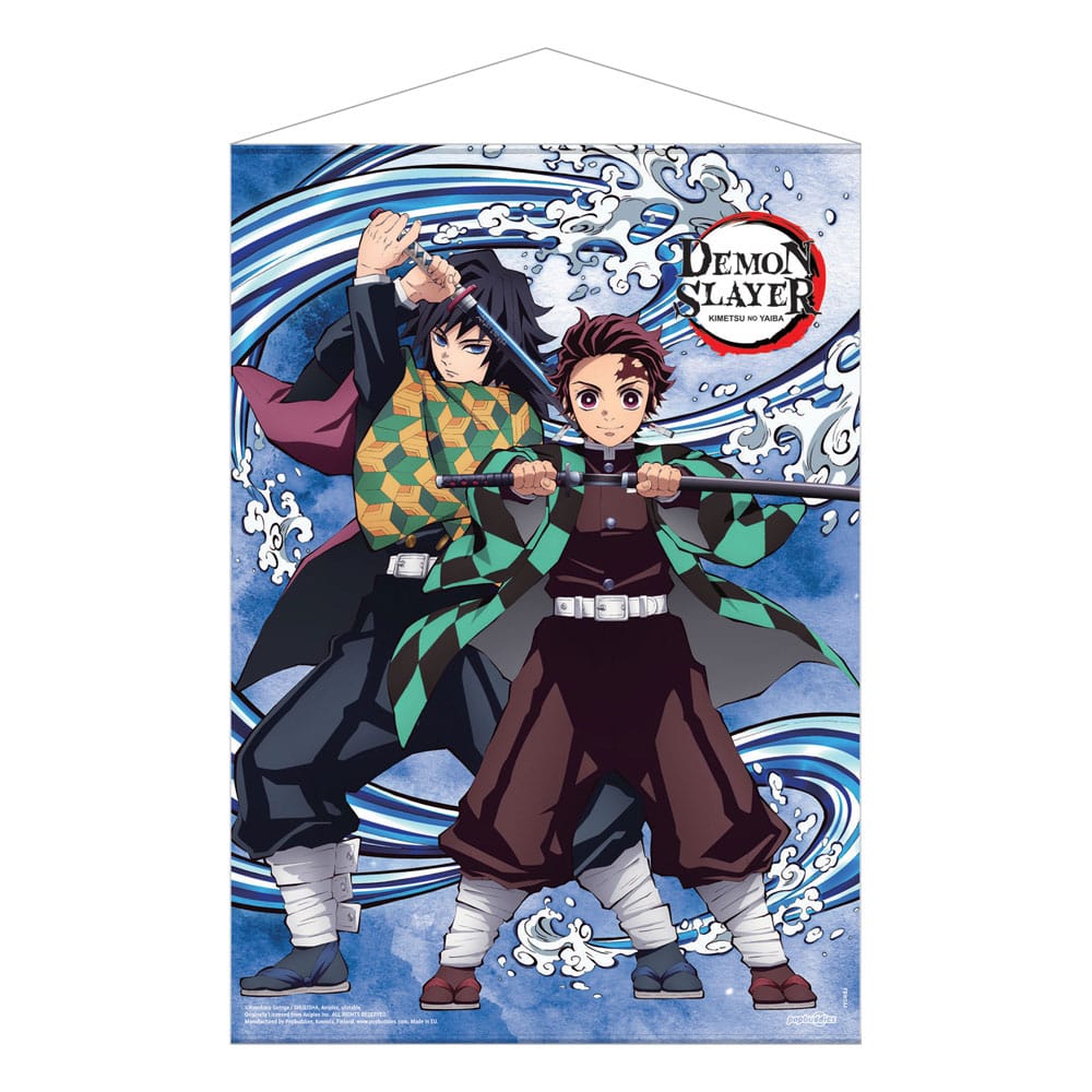Demon Slayer Wallscroll: Tanjiro & Giyu, 50x70cm