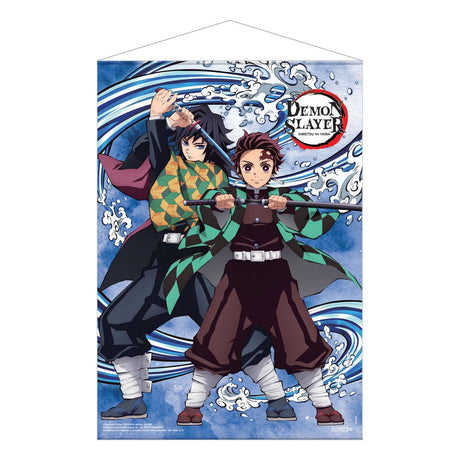 Demon Slayer Wallscroll: Tanjiro & Giyu, 50x70cm