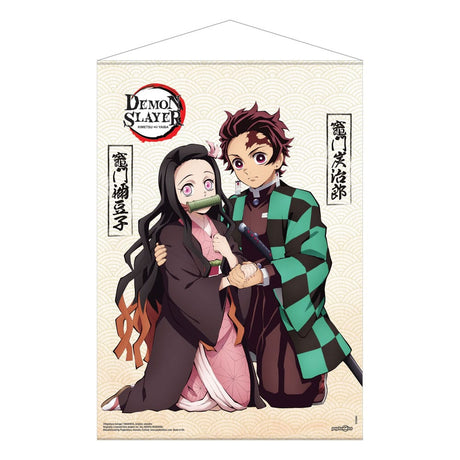 Demon Slayer Wallscroll: Tanjiro & Nezuko Kamado (50 x 70 cm)