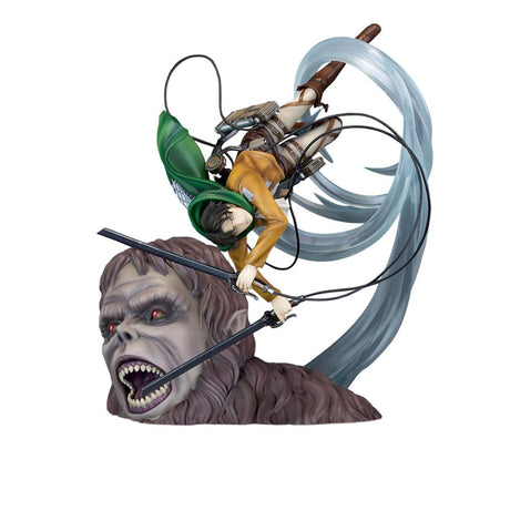 Attack on Titan: Levi vs Beast Titan PVC Statue, 1/7 Scale, 28 cm