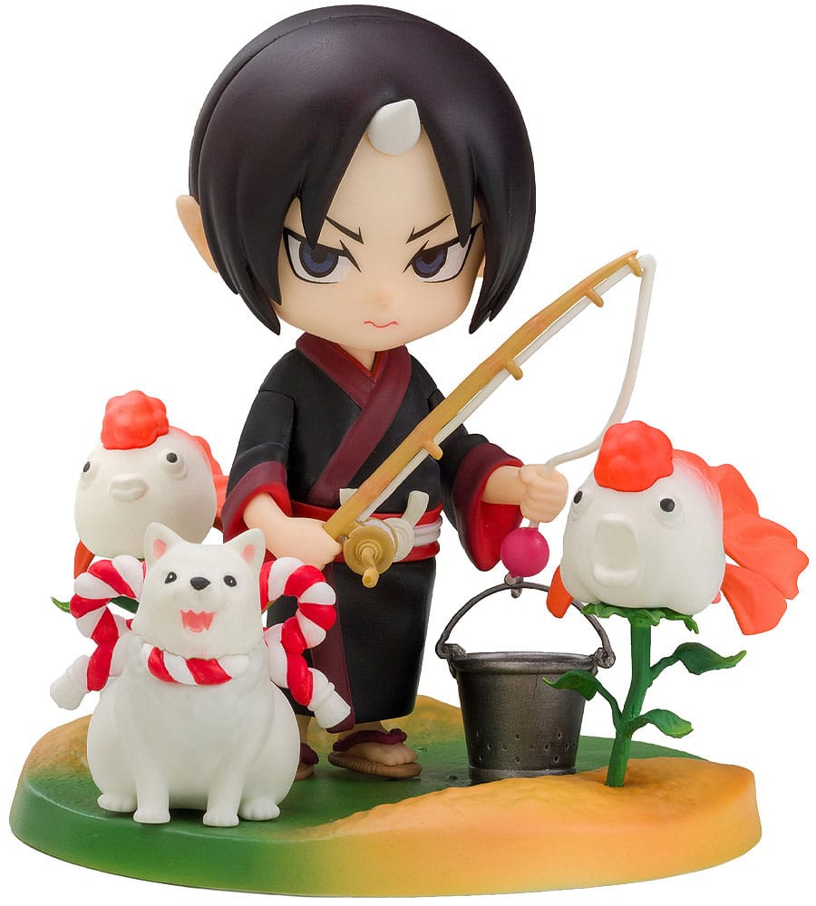 Hozuki no Reitetsu Hakotoniwa PVC Statue: Hozuki & Shiro 11cm