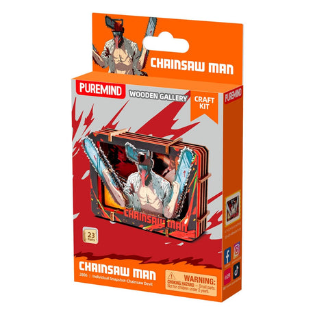 Chainsaw Man Wooden Model Kit (S) - Chainsaw Devil