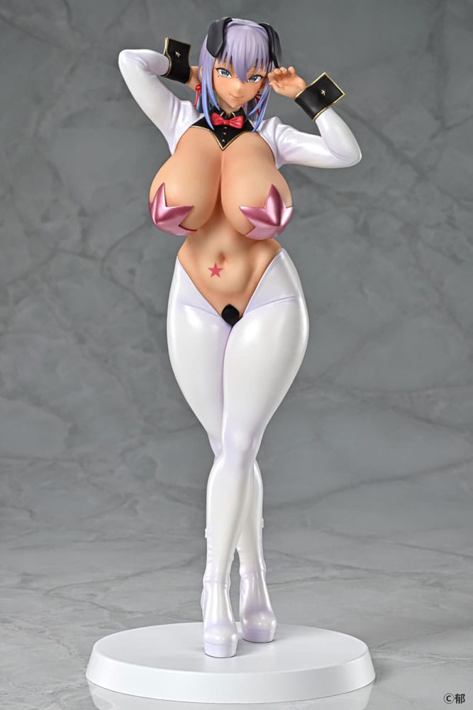 Original Character 1/5 Scale Ami-chan Gyaku Bunny Statue, Tanned Version