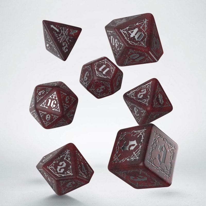 Q Workshop Bloodsucker Scarlet Dice Set (7)