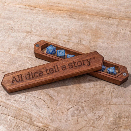Q Workshop Sapelli All Dice Storage Box