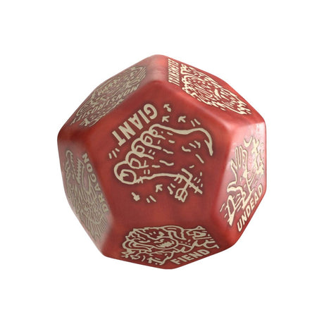 Viridian Dice: Jumbo Monster Generator D12 - Red