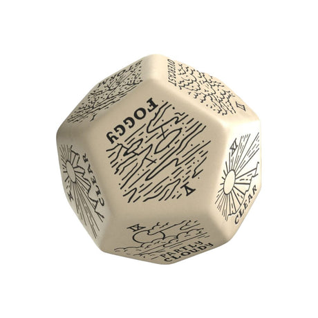 Viridian Dice D12 Weather Generator - Jumbo Size, Beige