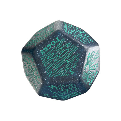 Viridian Dice - Jumbo Weather Generator D12 - Turquoise
