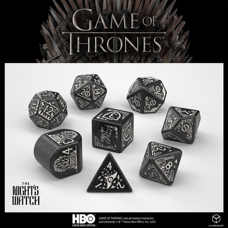 Night's Watch Inspired 'Game of Thrones' Dice Set by Q Workshop (8)