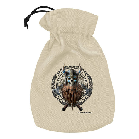 Anne Stokes Q Workshop Viking Skull Dice Pouch