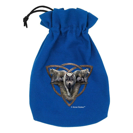 Anne Stokes Wolf Trio Dice Pouch by Q Workshop