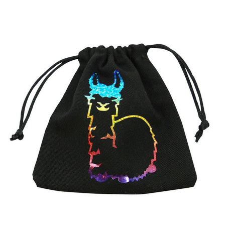 Fabulous Rainbow Llama Dice Bag by Q WORKSHOP