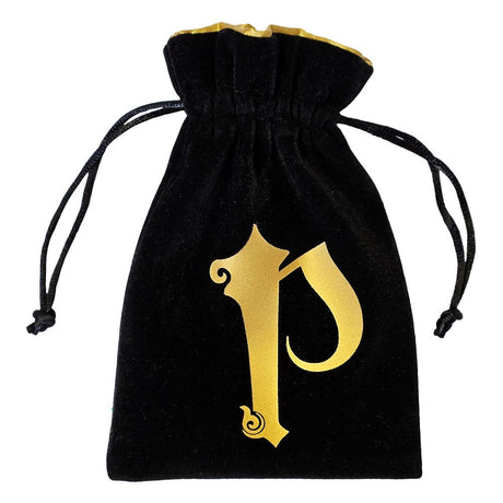 Q Workshop Pathfinder Logo Velour Dice Bag
