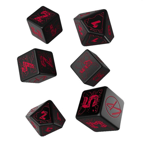 Cyberpunk Edition Q Workshop Dice Set (6) - Night City Essential