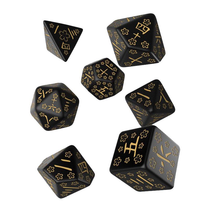 Q Workshop Japanese Dice Set Deep Night Firefly (7)