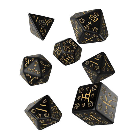 Q Workshop Japanese Dice Set Deep Night Firefly (7)